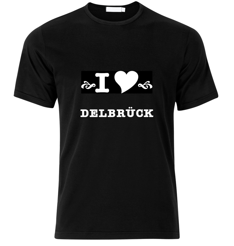 T-Shirt Delbrück I love