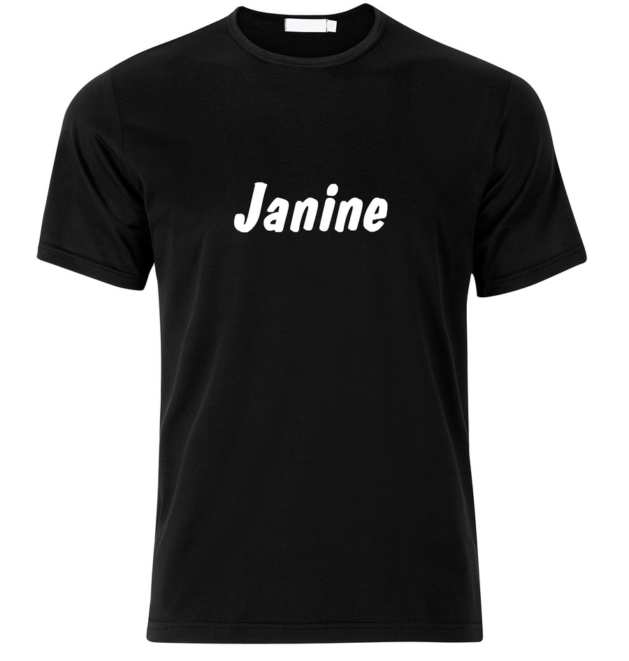 T-Shirt Janine Namenshirt