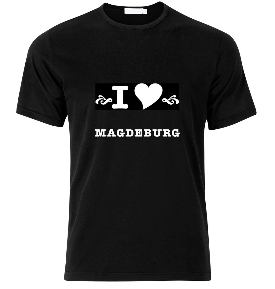 T-Shirt Magdeburg I love
