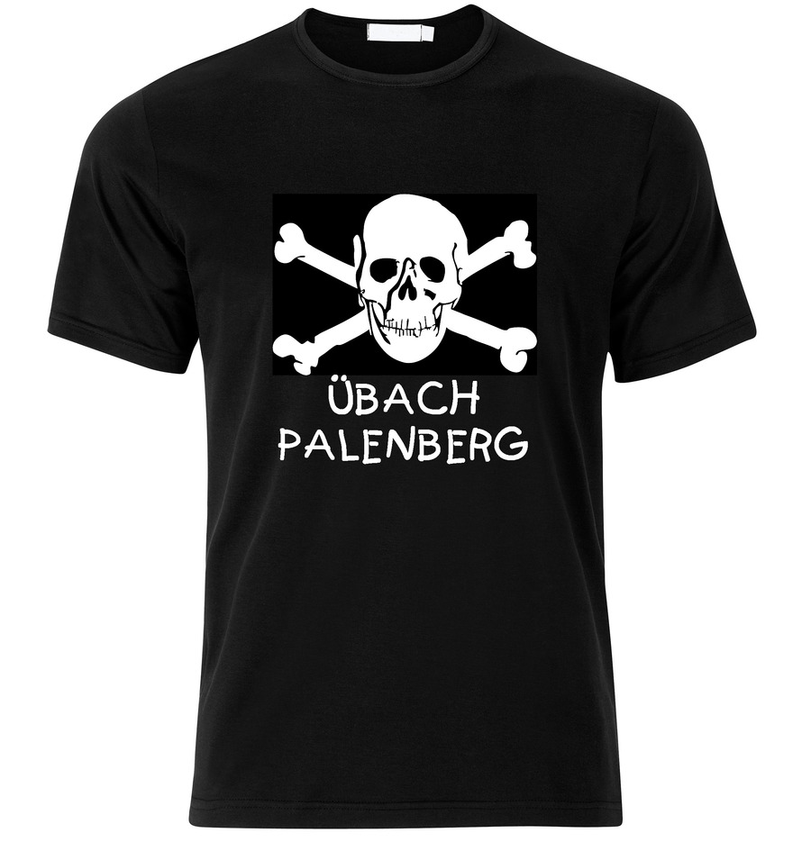 T-Shirt &Uuml;bach-Palenberg Jolly Roger, Totenkopf